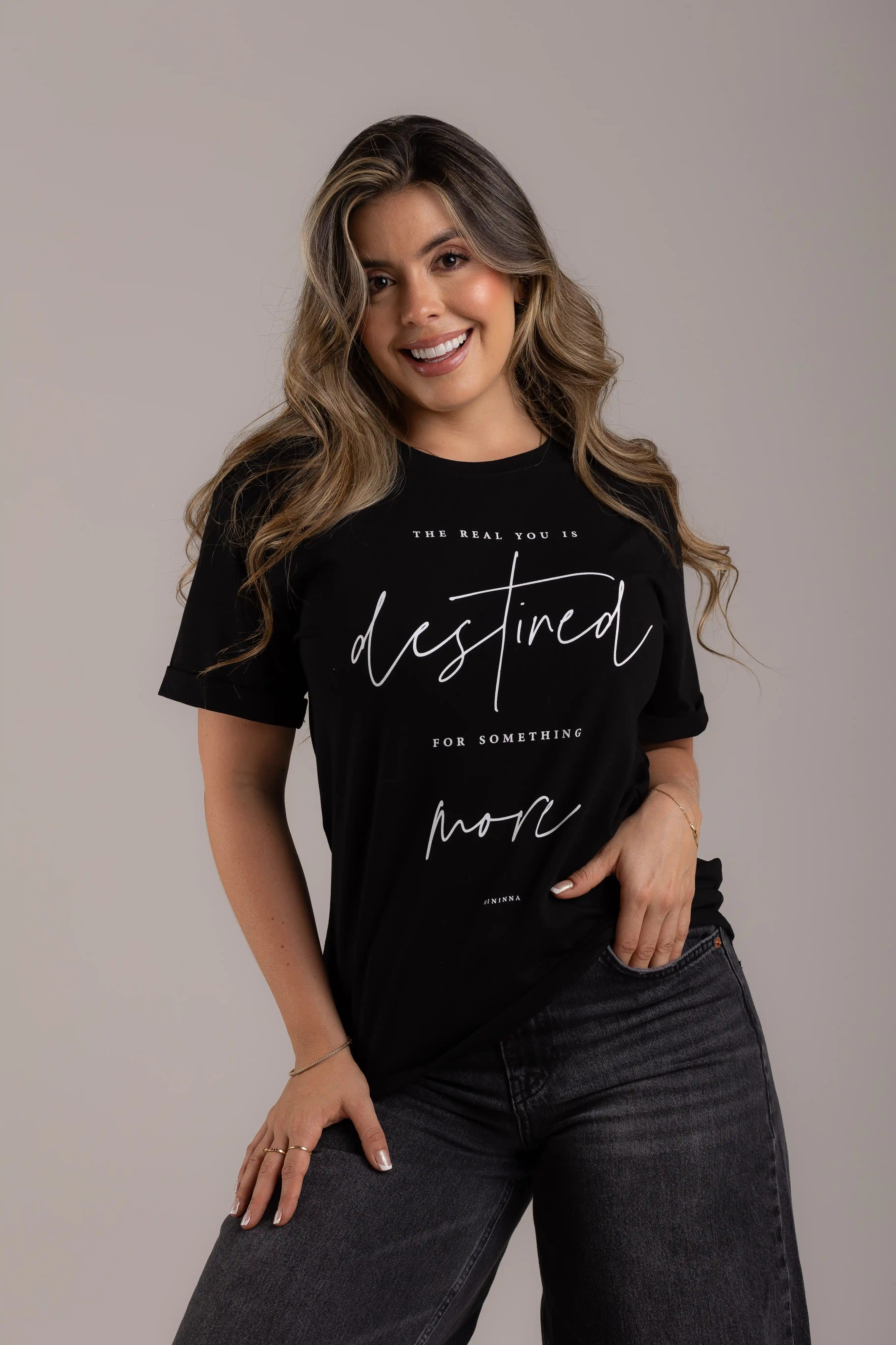 OVERSIZED THE REAL YOU IS DESTINED