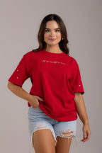 OVERSIZED TODO SE CONVIRTIO EN AMOR - BORDADA EN MANGAS|