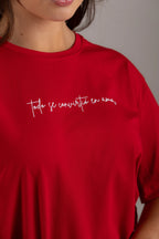 OVERSIZED TODO SE CONVIRTIO EN AMOR - BORDADA EN MANGAS|