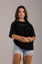 OVERSIZED TODO SE CONVIRTIO EN AMOR - BORDADA EN MANGAS|