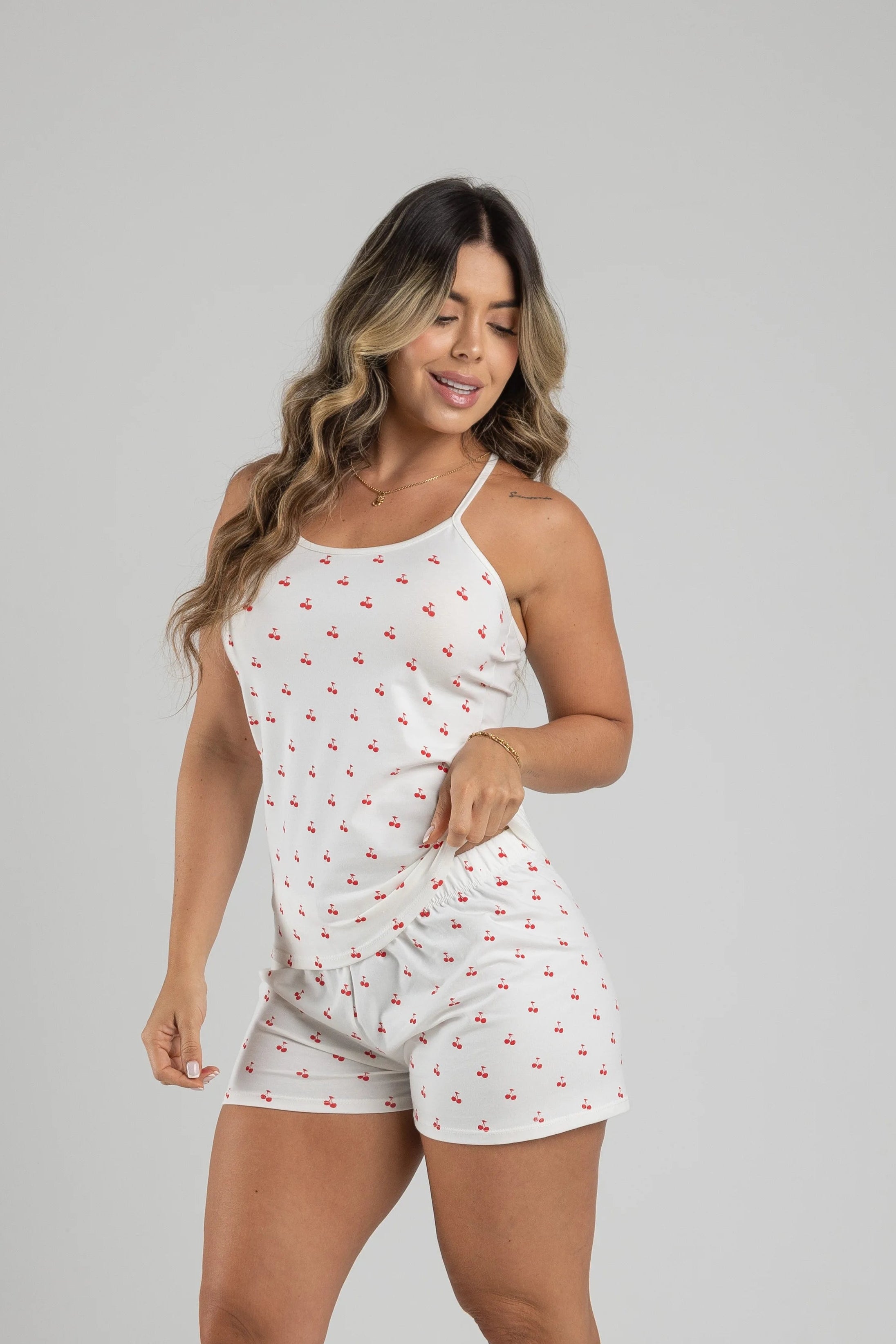 PIJAMA CEREZAS