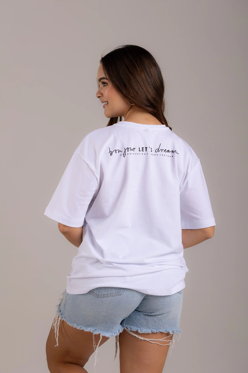 OVERSIZED BON JOUR LET´S DREAM