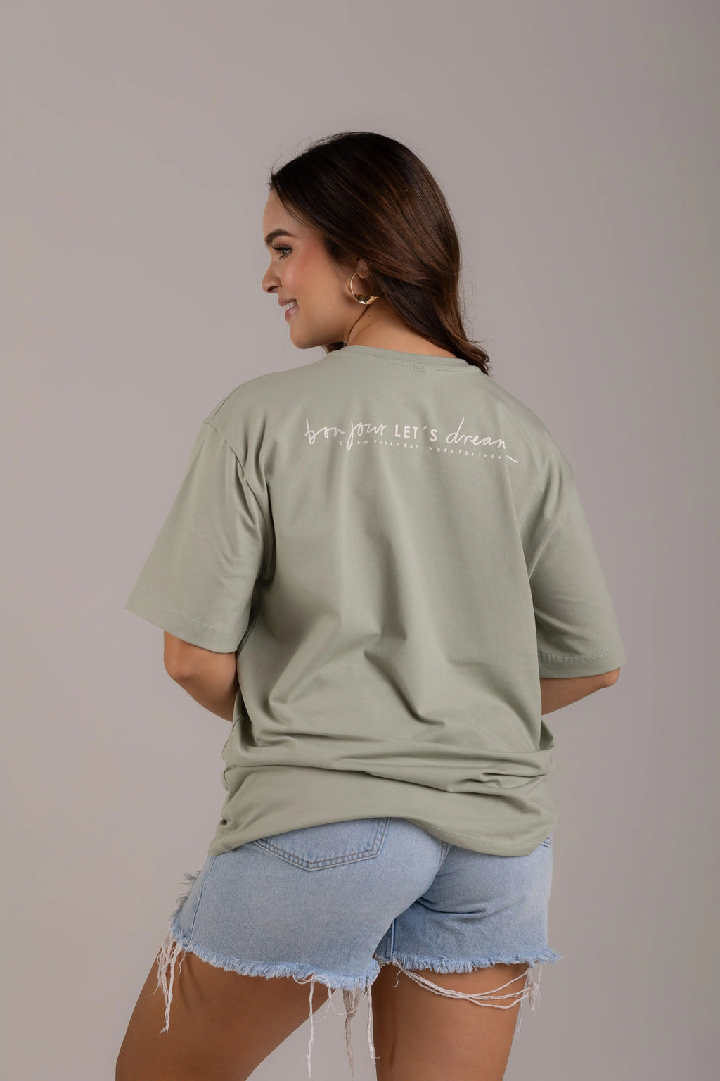 OVERSIZED BON JOUR LET´S DREAM