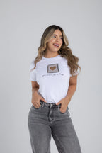 CAMISETA CORAZÓN EN CUADRO