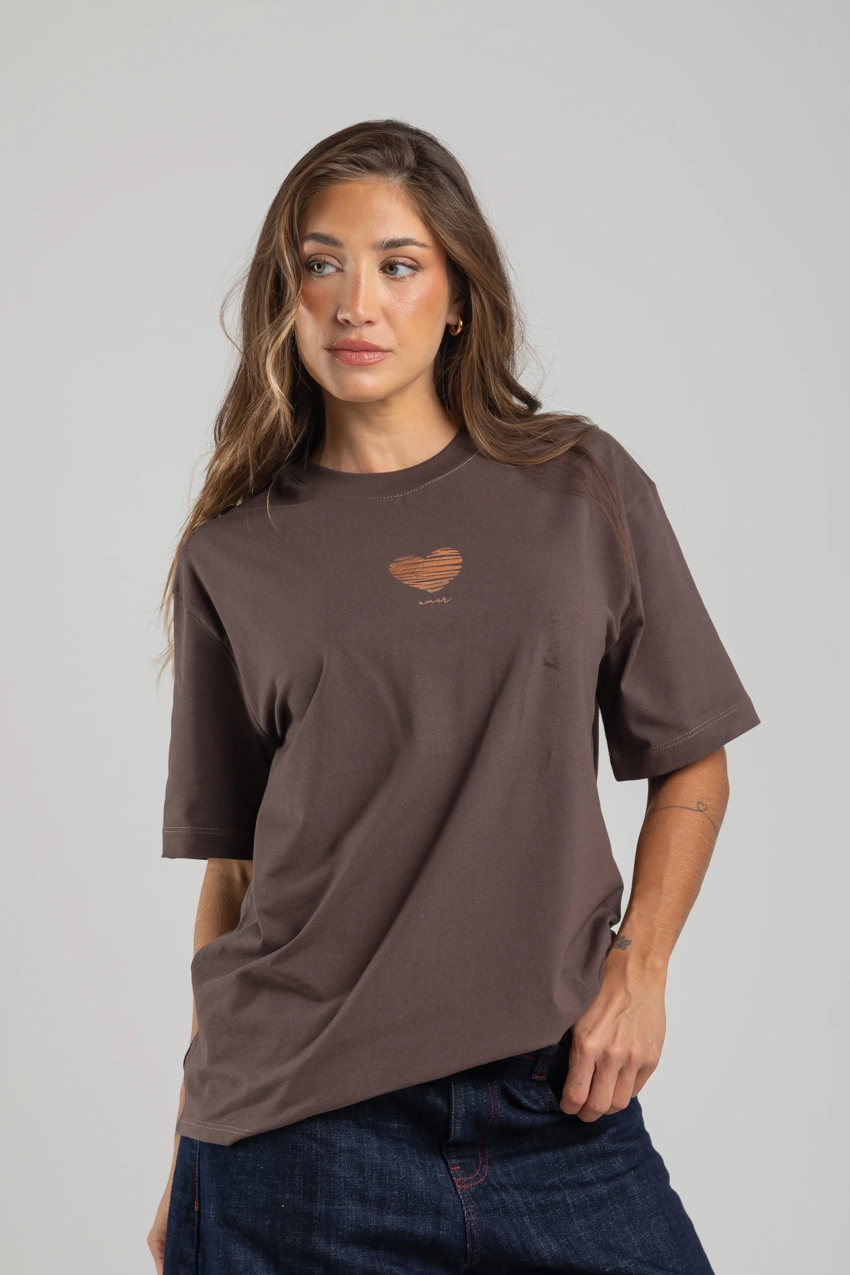 OVERSIZED CORAZON RAYADO