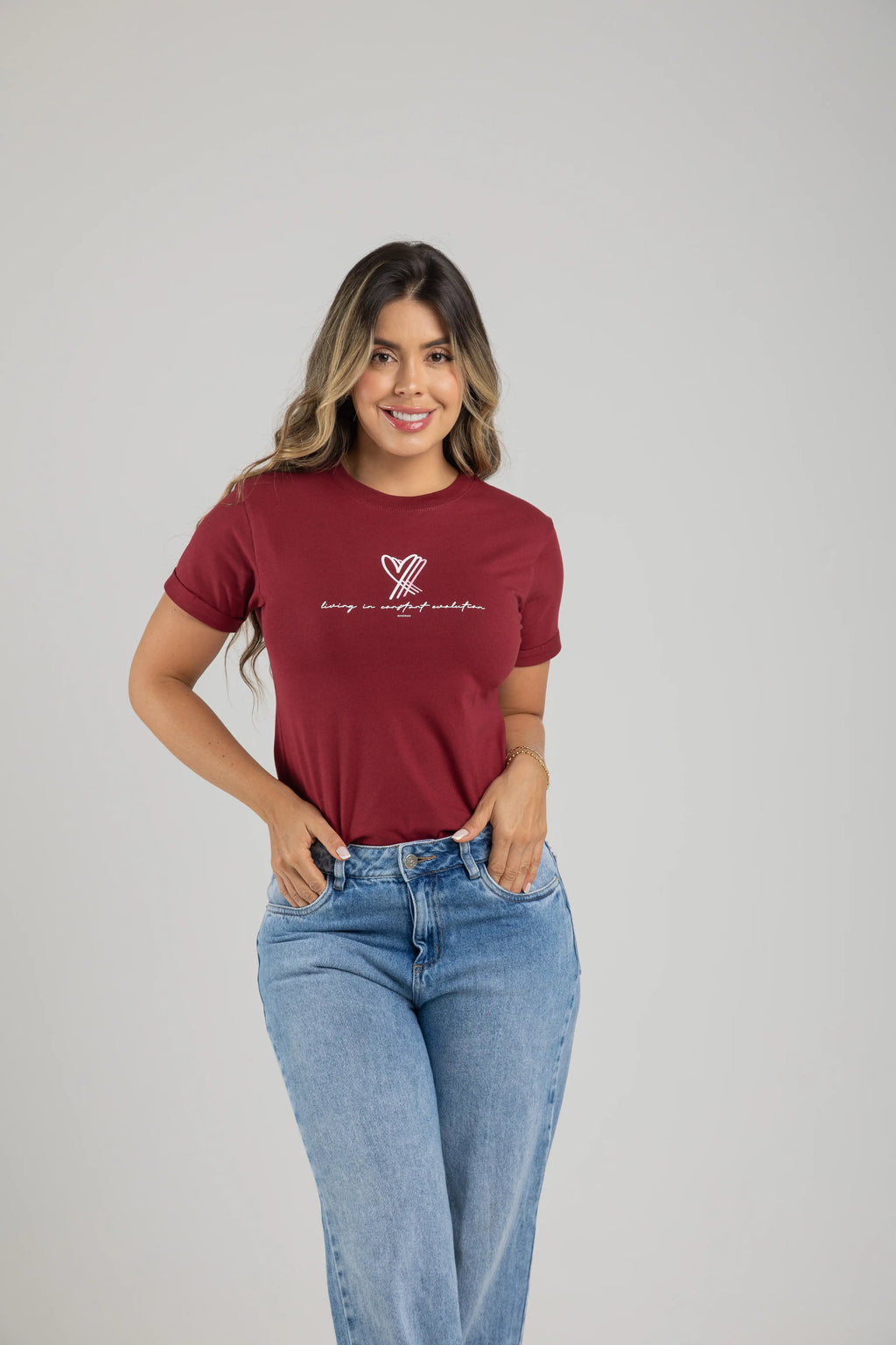 CAMISETA TRIPLE CORAZÓN