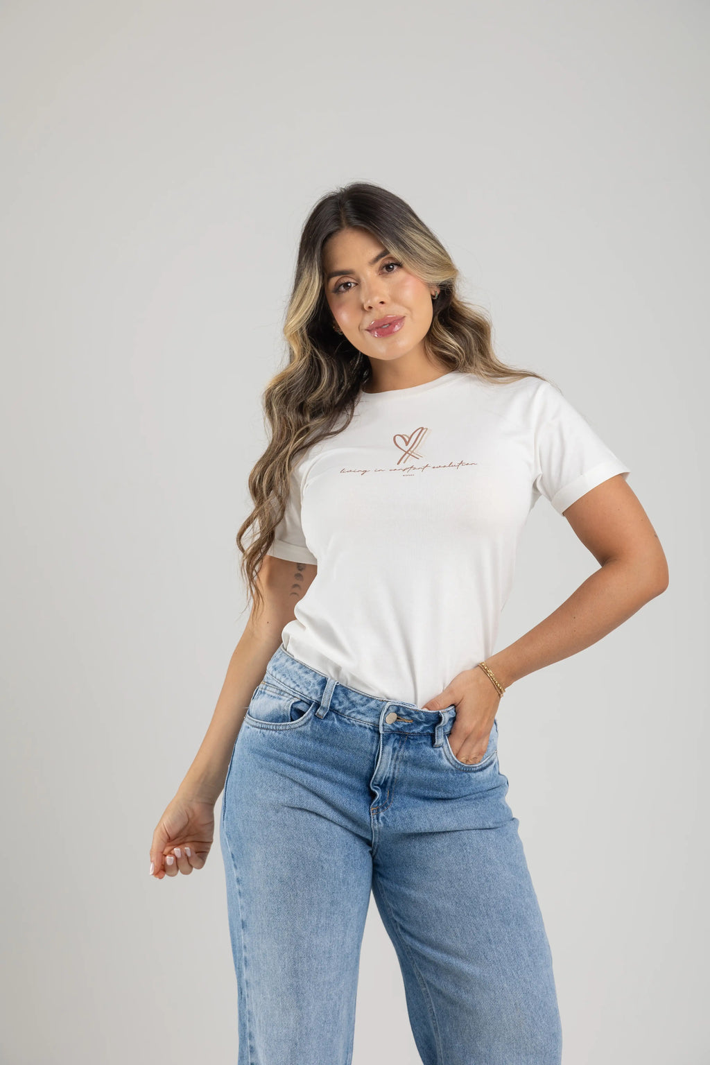 CAMISETA TRIPLE CORAZÓN