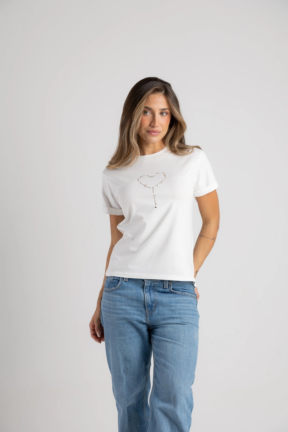 CAMISETA CORAZÓN FOIL