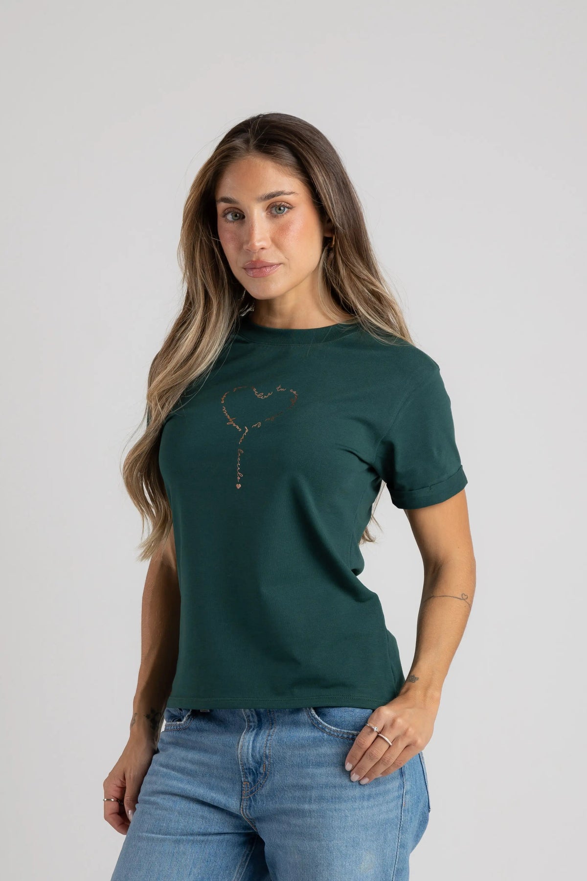 CAMISETA CORAZÓN FOIL