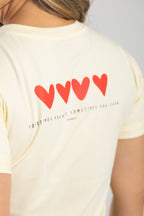 CAMISETA HOPE CORAZONES