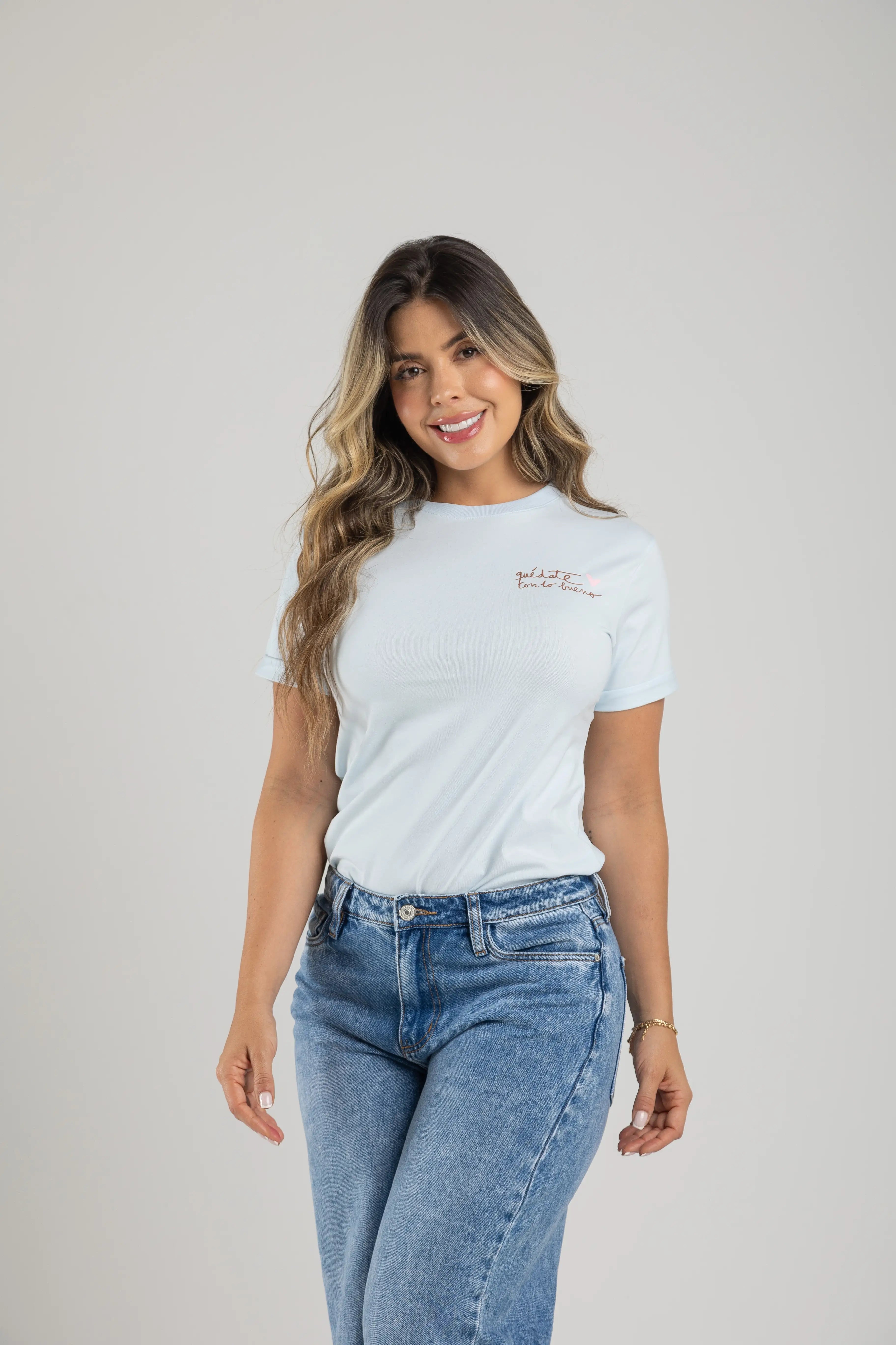 CAMISETA QUÉDATE CON LO BUENO