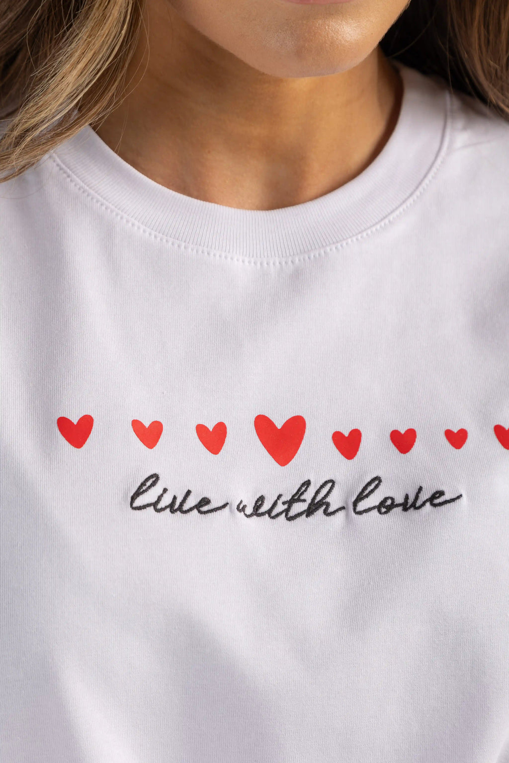 OVERSIZED BORDADA LIVE WITH LOVE