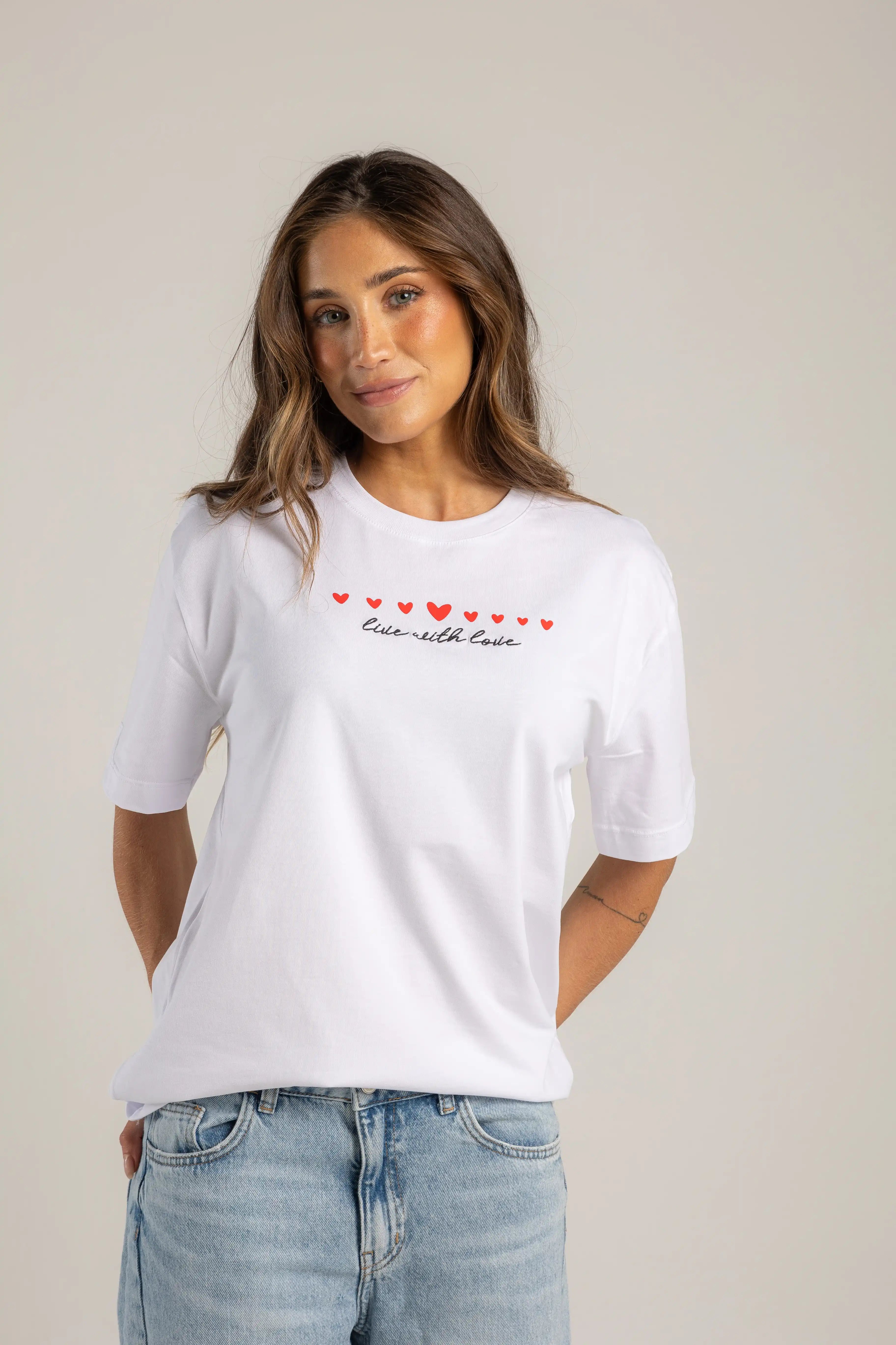 OVERSIZED BORDADA LIVE WITH LOVE