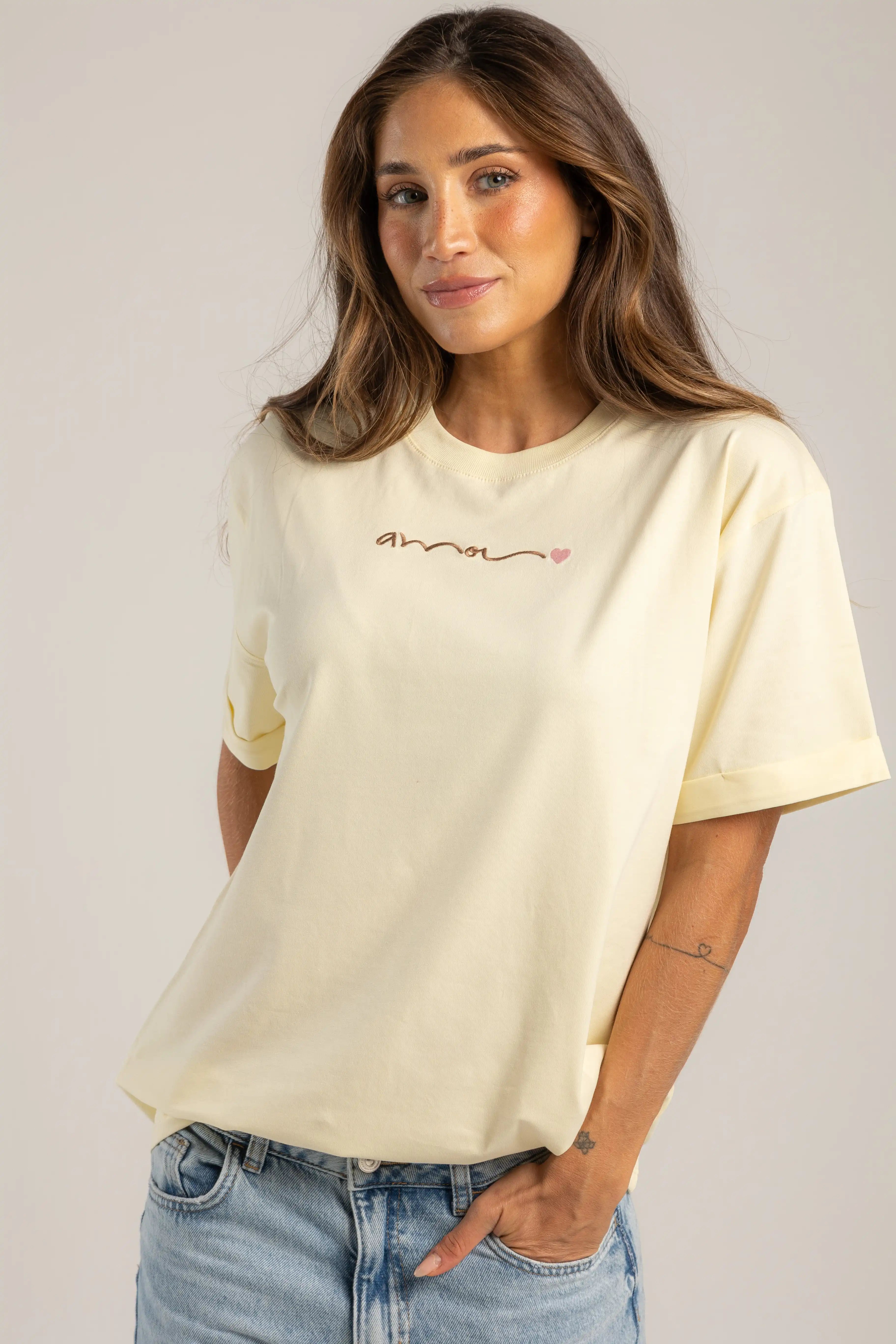 OVERSIZED BORDADA AMOR