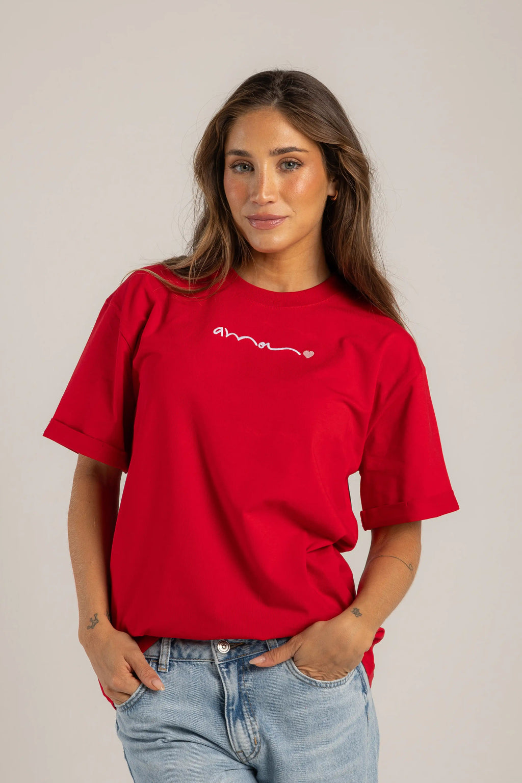 OVERSIZED BORDADA AMOR