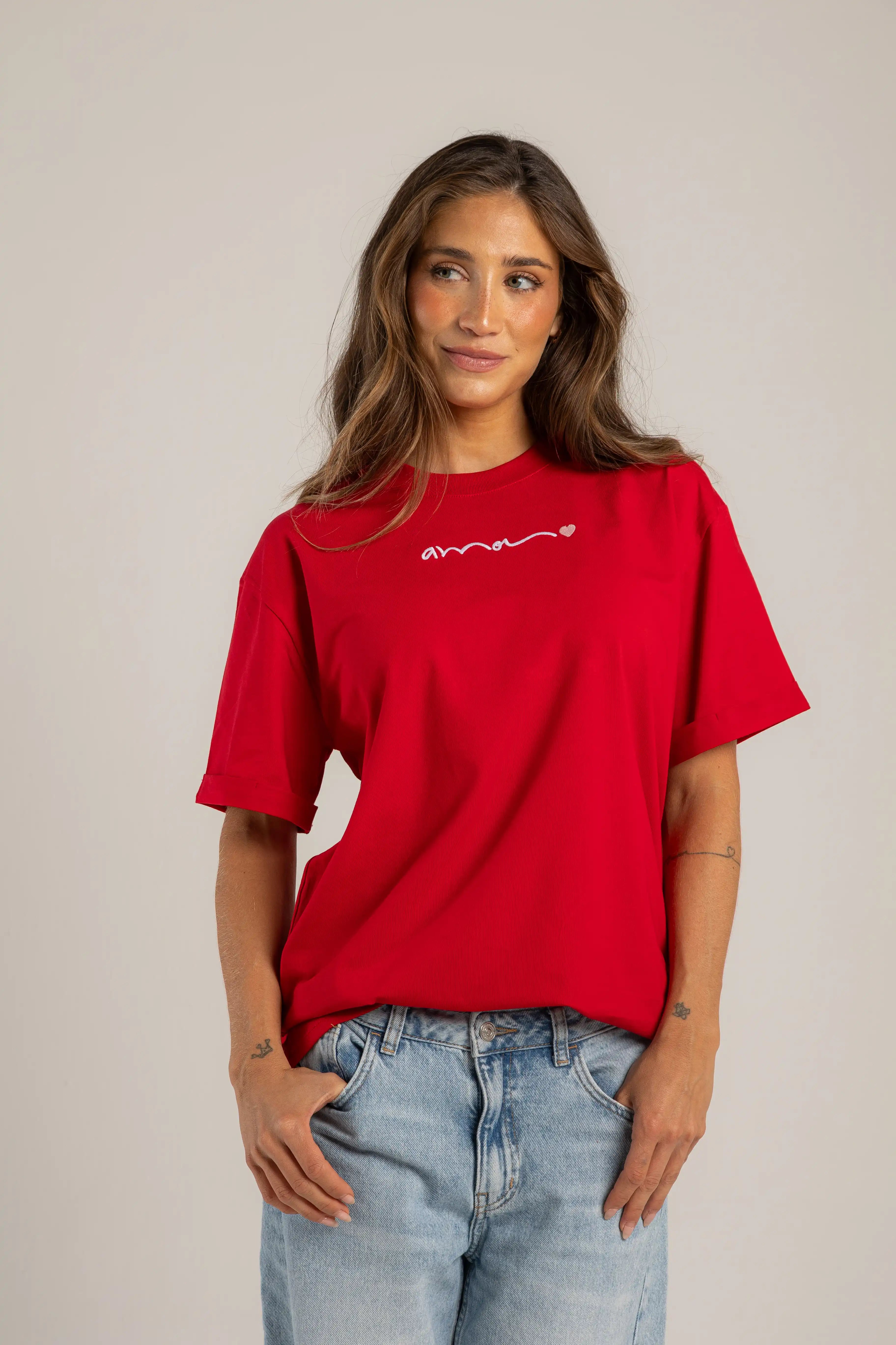 OVERSIZED BORDADA AMOR