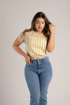 CAMISETA RAYAS LOVE