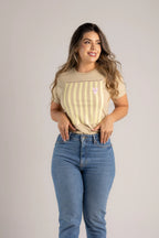 CAMISETA RAYAS LOVE