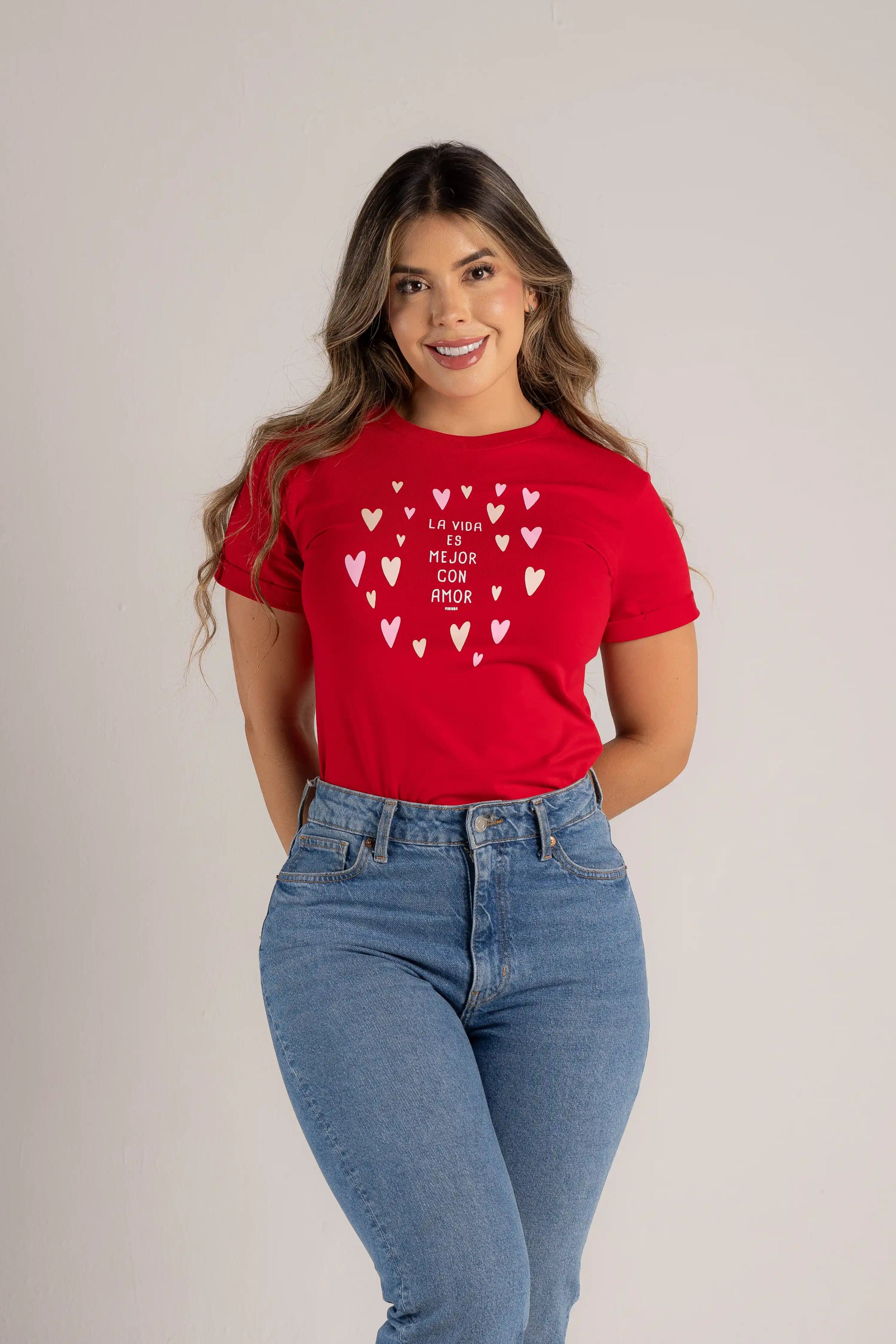 CAMISETA LA VIDA ES MEJOR