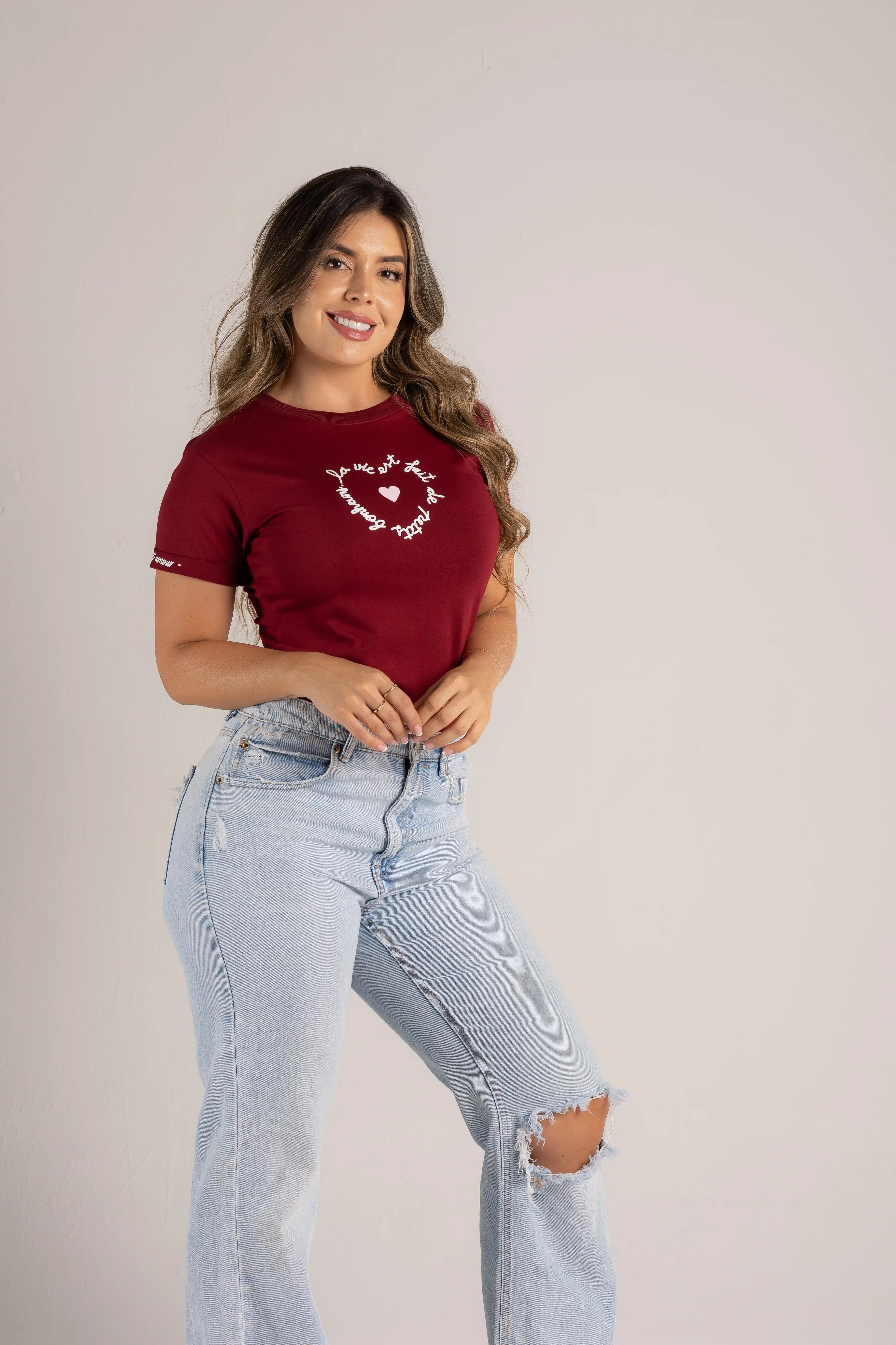 CAMISETA LA VIE EST AMOUR