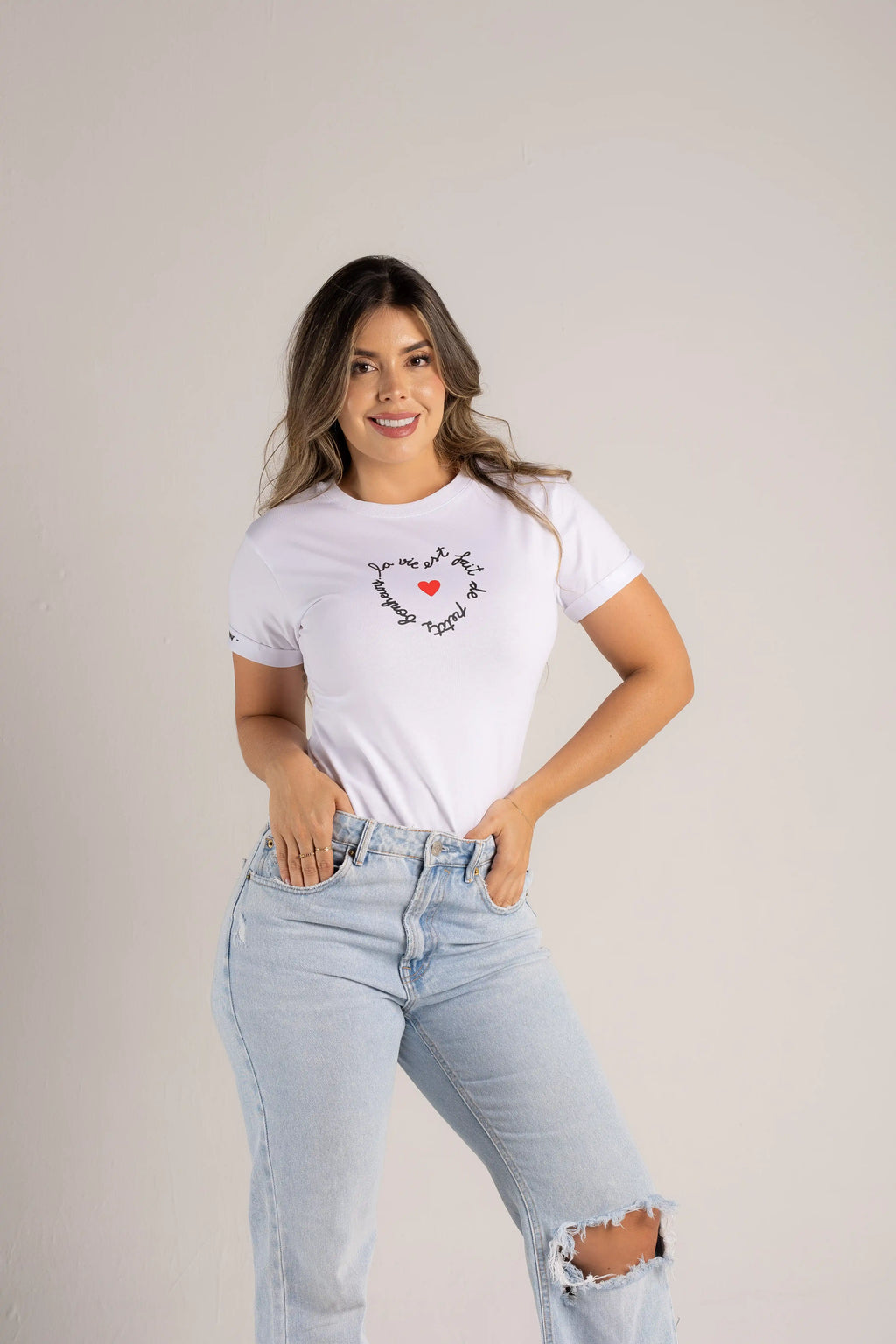 CAMISETA LA VIE EST AMOUR