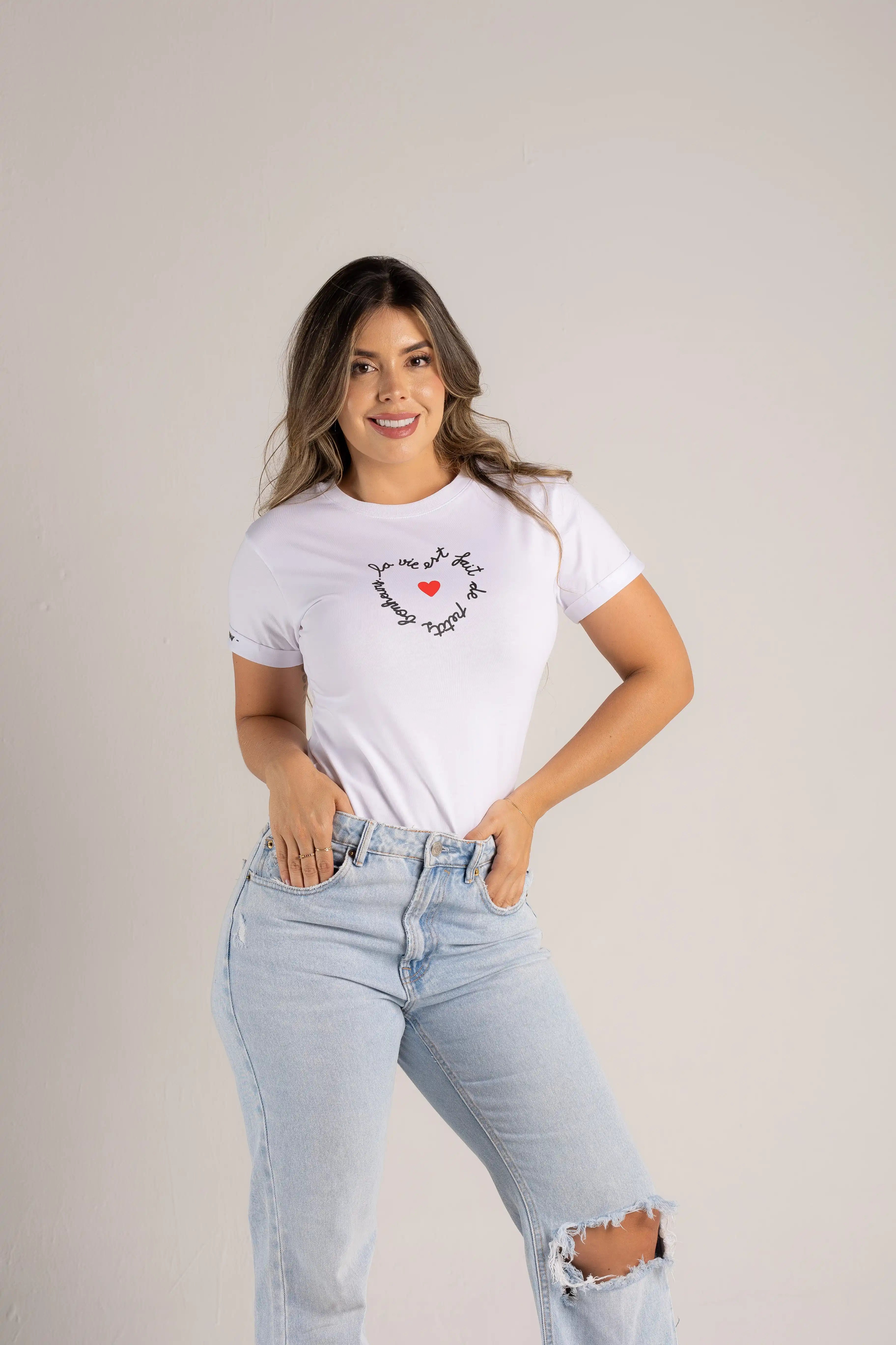 CAMISETA LA VIE EST AMOUR