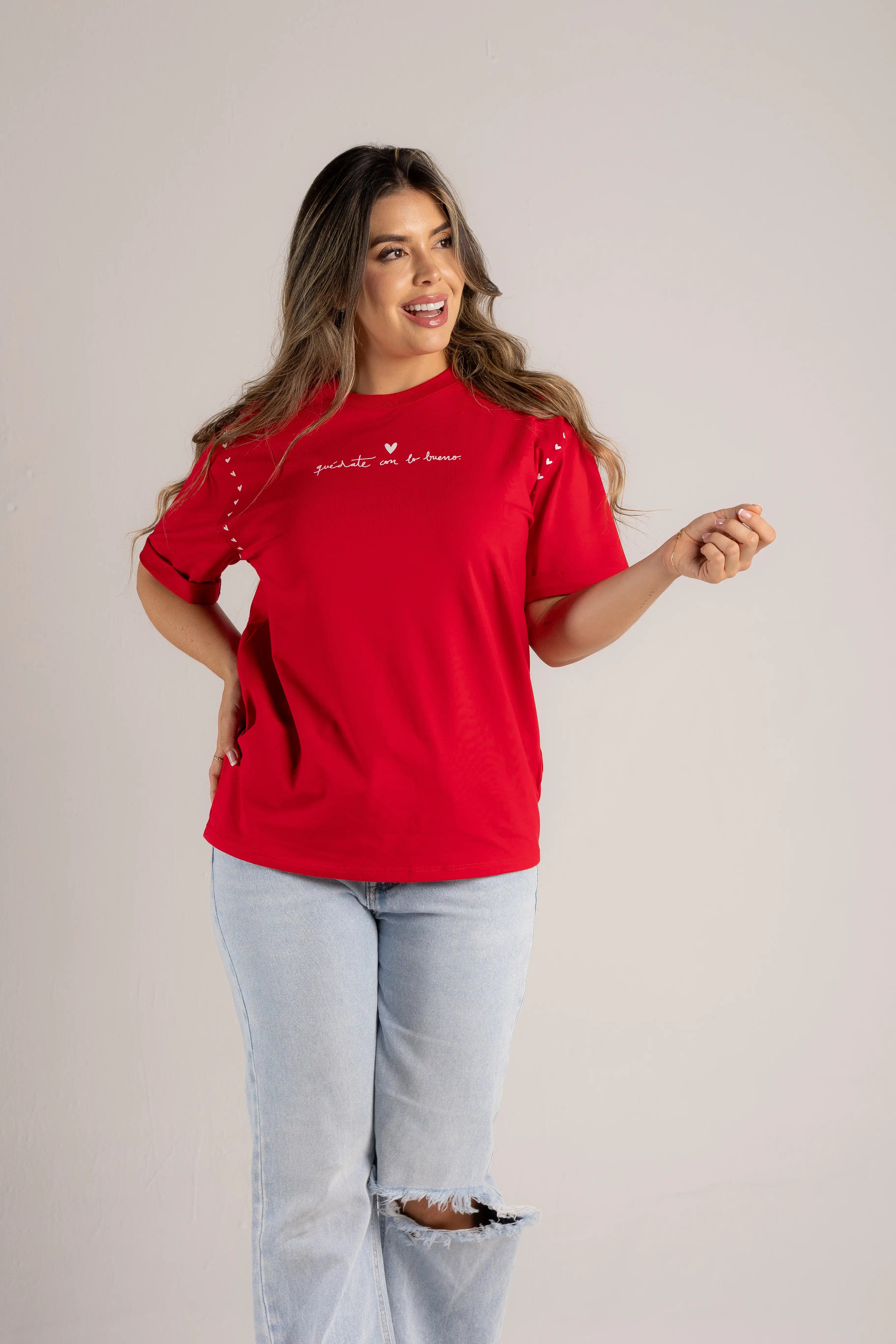 OVERSIZED QUEDATE CON LO BUENO