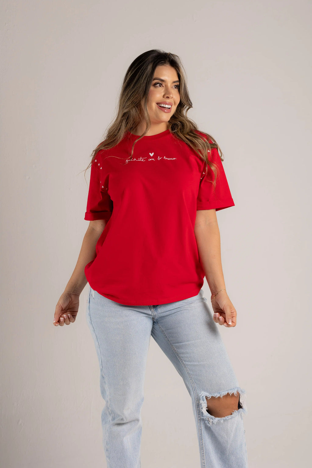 OVERSIZED QUEDATE CON LO BUENO