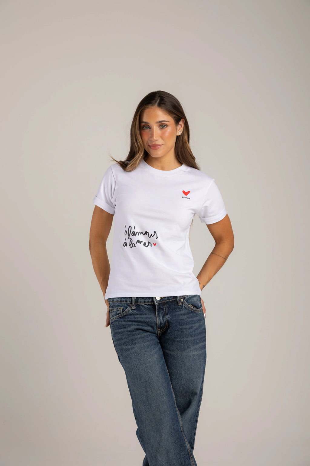 CAMISETA L´AMOUR Á LA MER