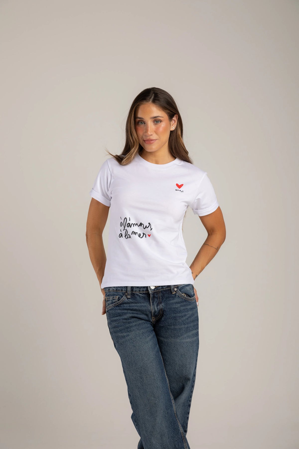 CAMISETA L´AMOUR Á LA MER