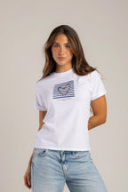 CAMISETA CORAZÓN RAYAS
