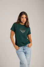 CAMISETA CORAZÓN REMOLINO