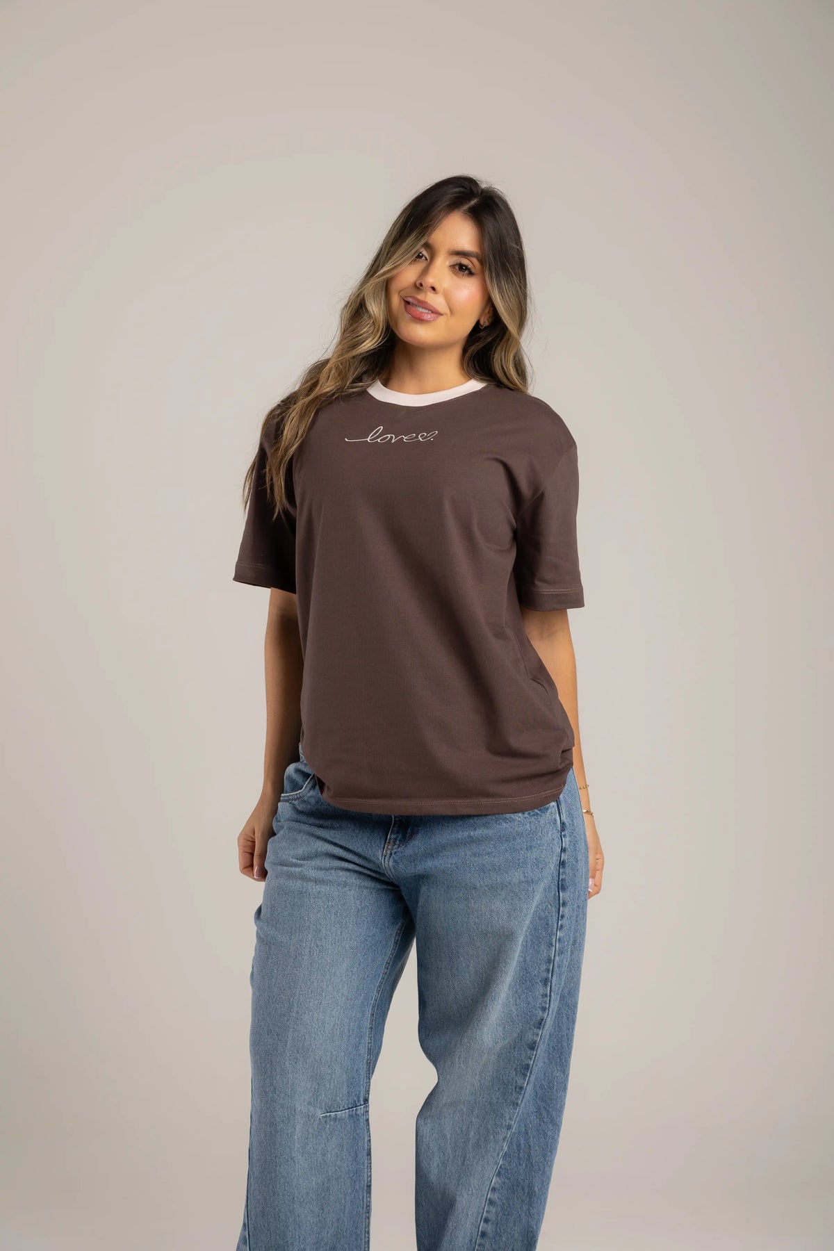 OVERSIZED LOVE BORDADA