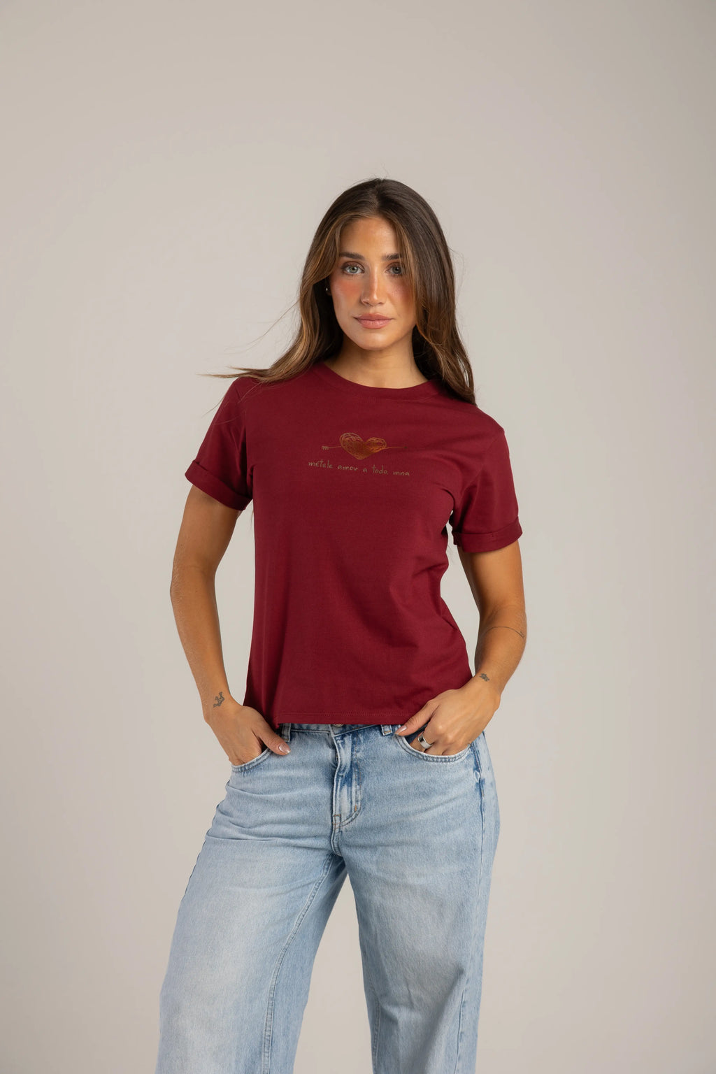 CAMISETA MÉTELE AMOR A TODO
