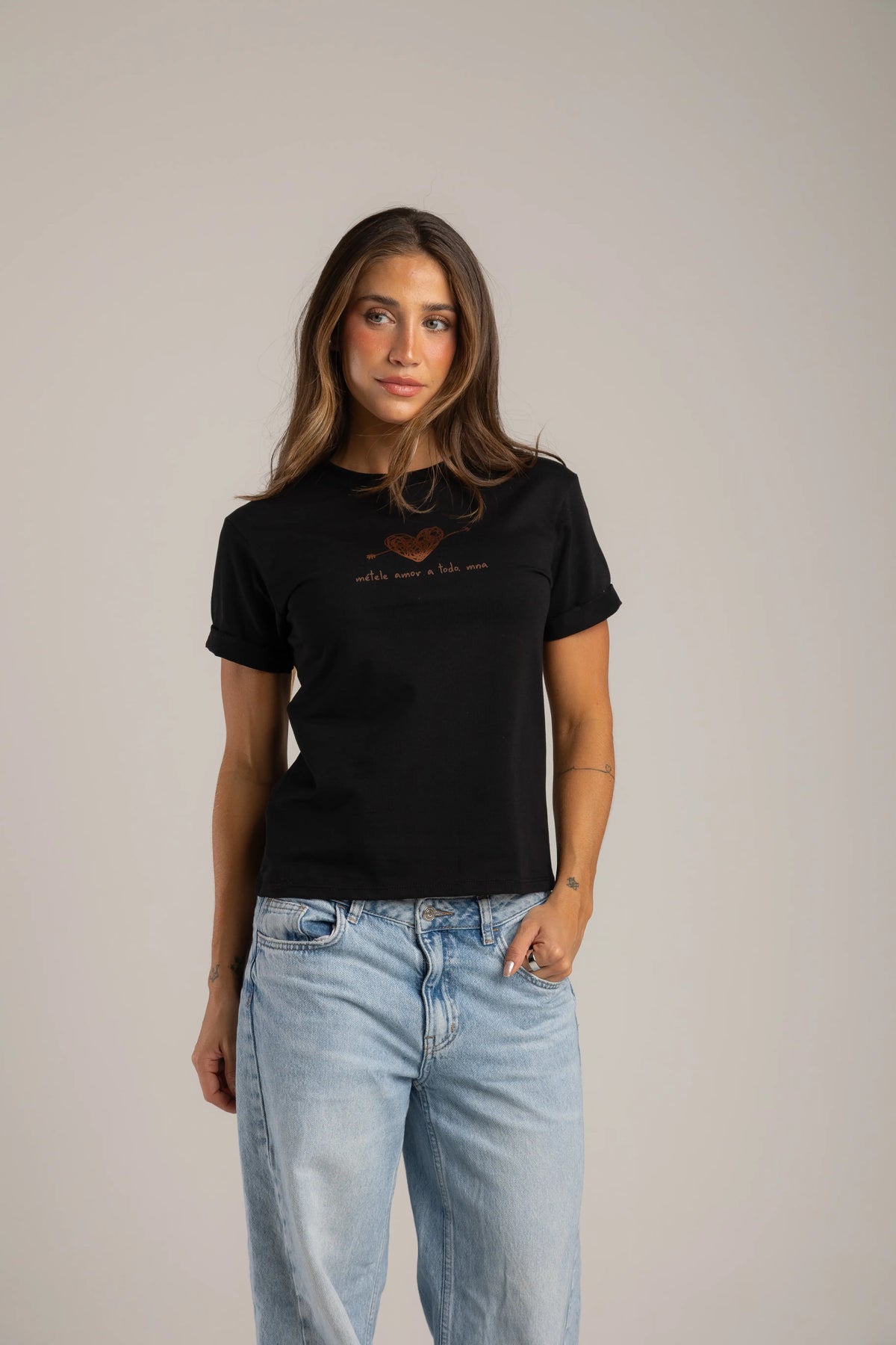 CAMISETA MÉTELE AMOR A TODO