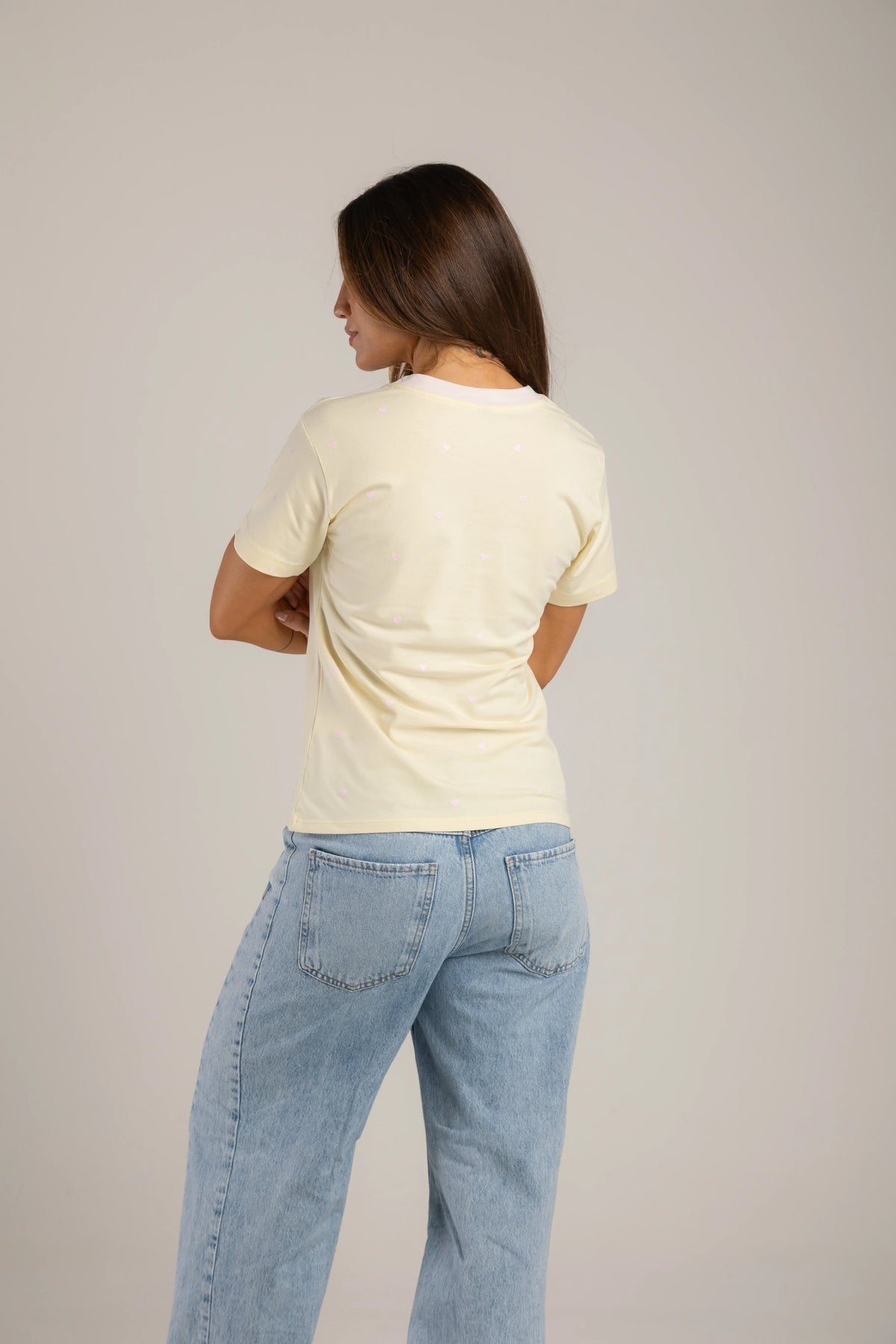 CAMISETA FONDEO CORAZONES