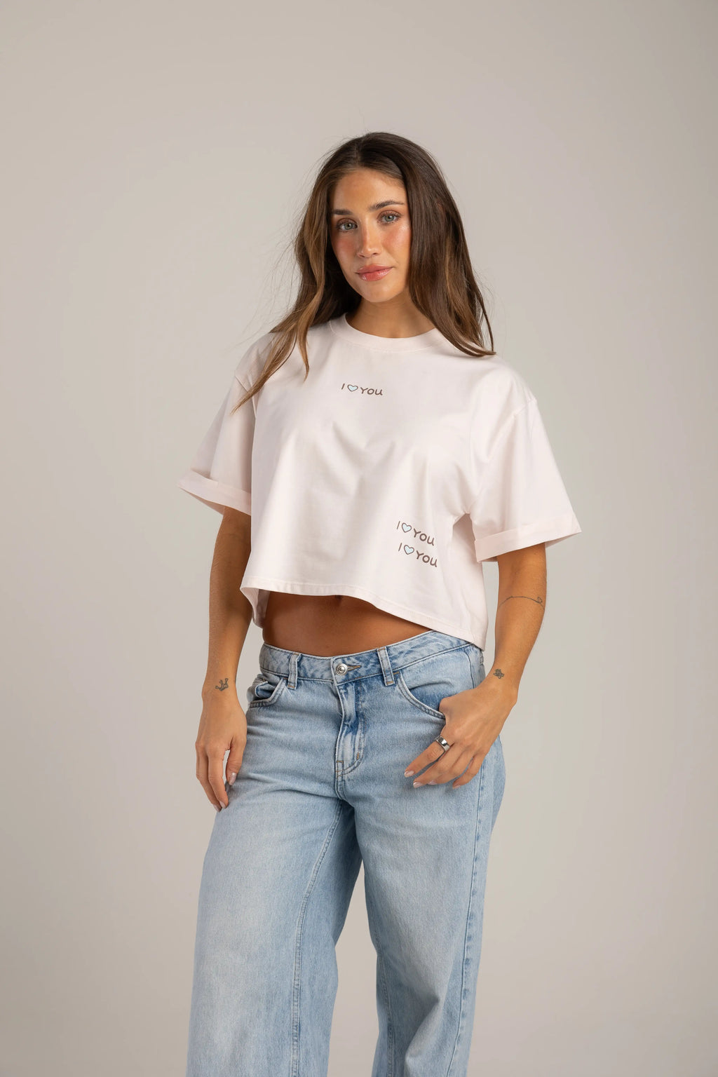 OVERSIZED CORTA I LOVE YOU