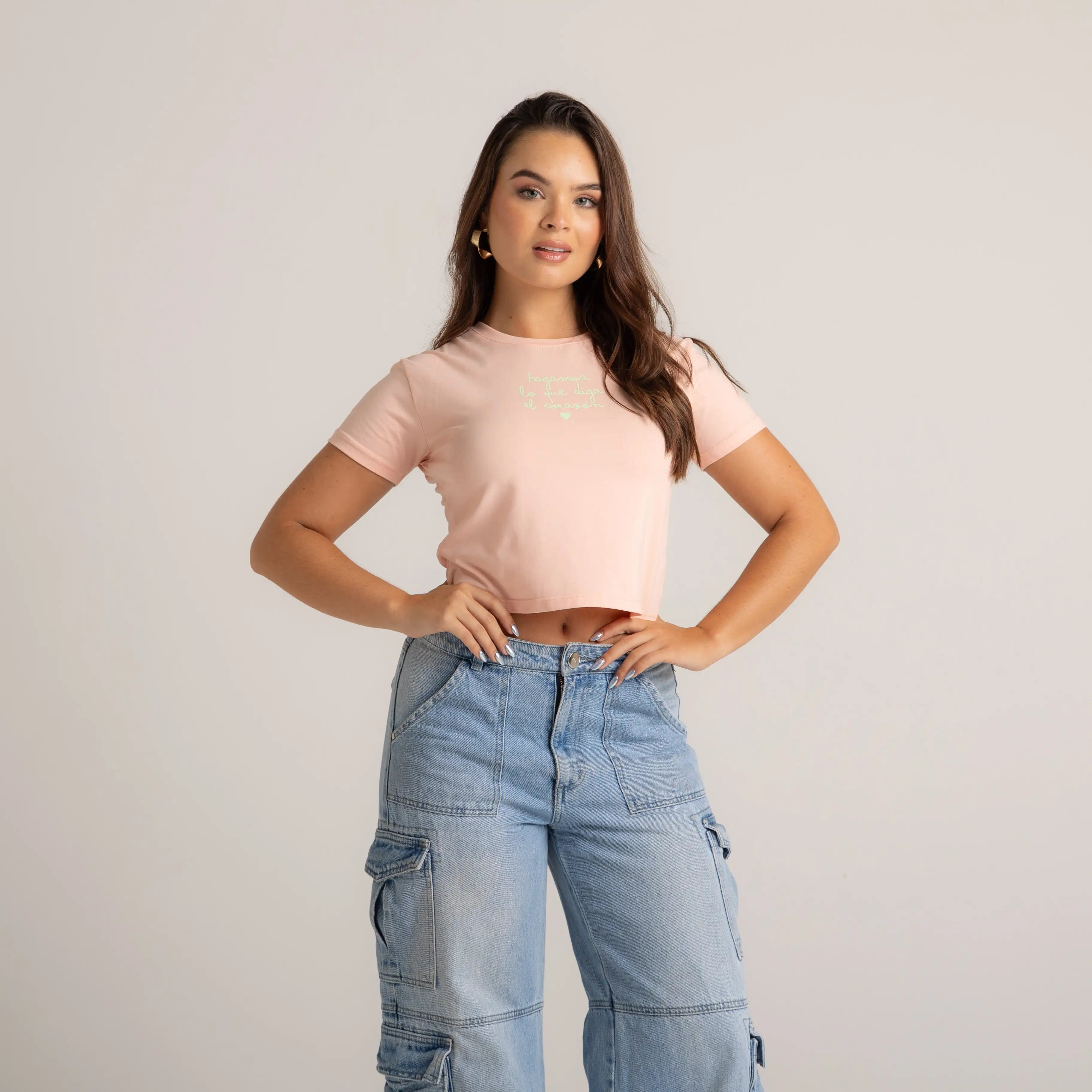 BABY TEE HAGAMOS LO QUE DIGA EL CORAZÓN