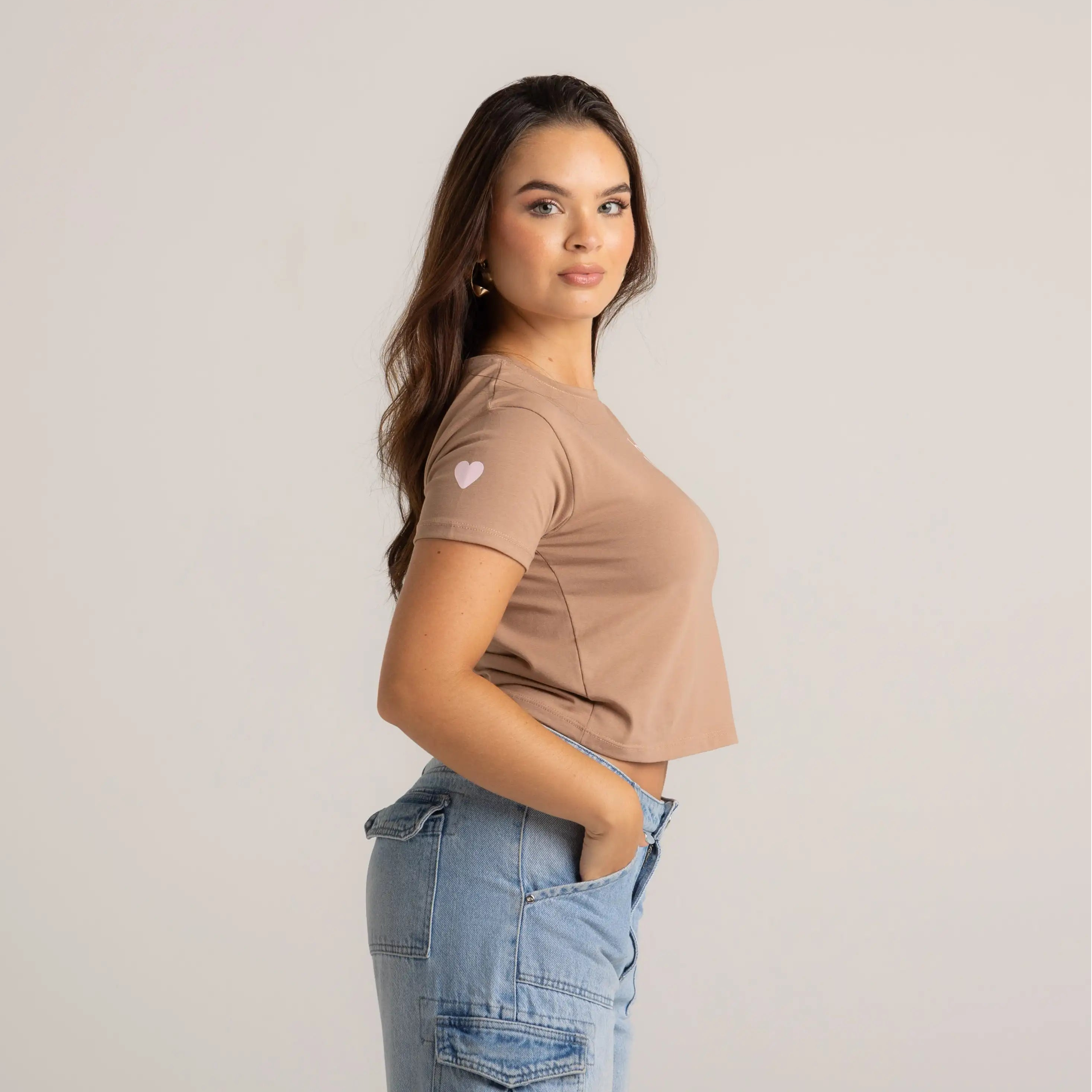 BABY TEE HAGAMOS LO QUE DIGA EL CORAZÓN