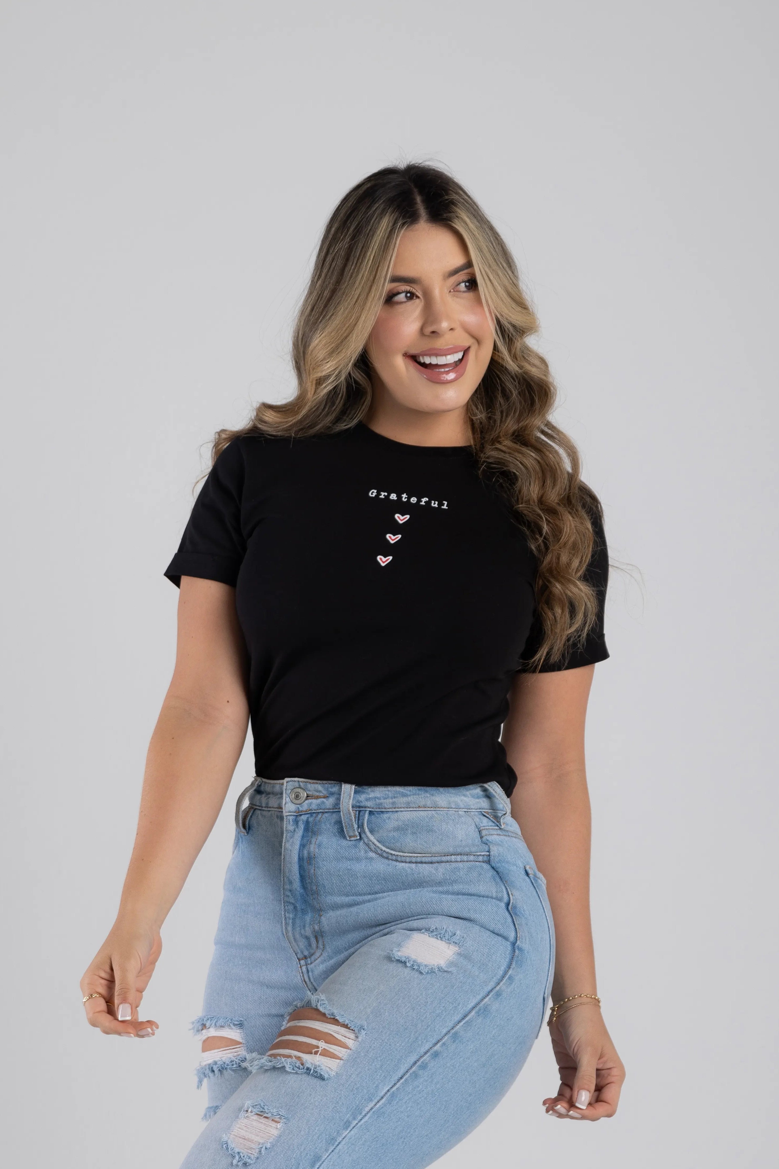 CAMISETA TRES CORAZONES