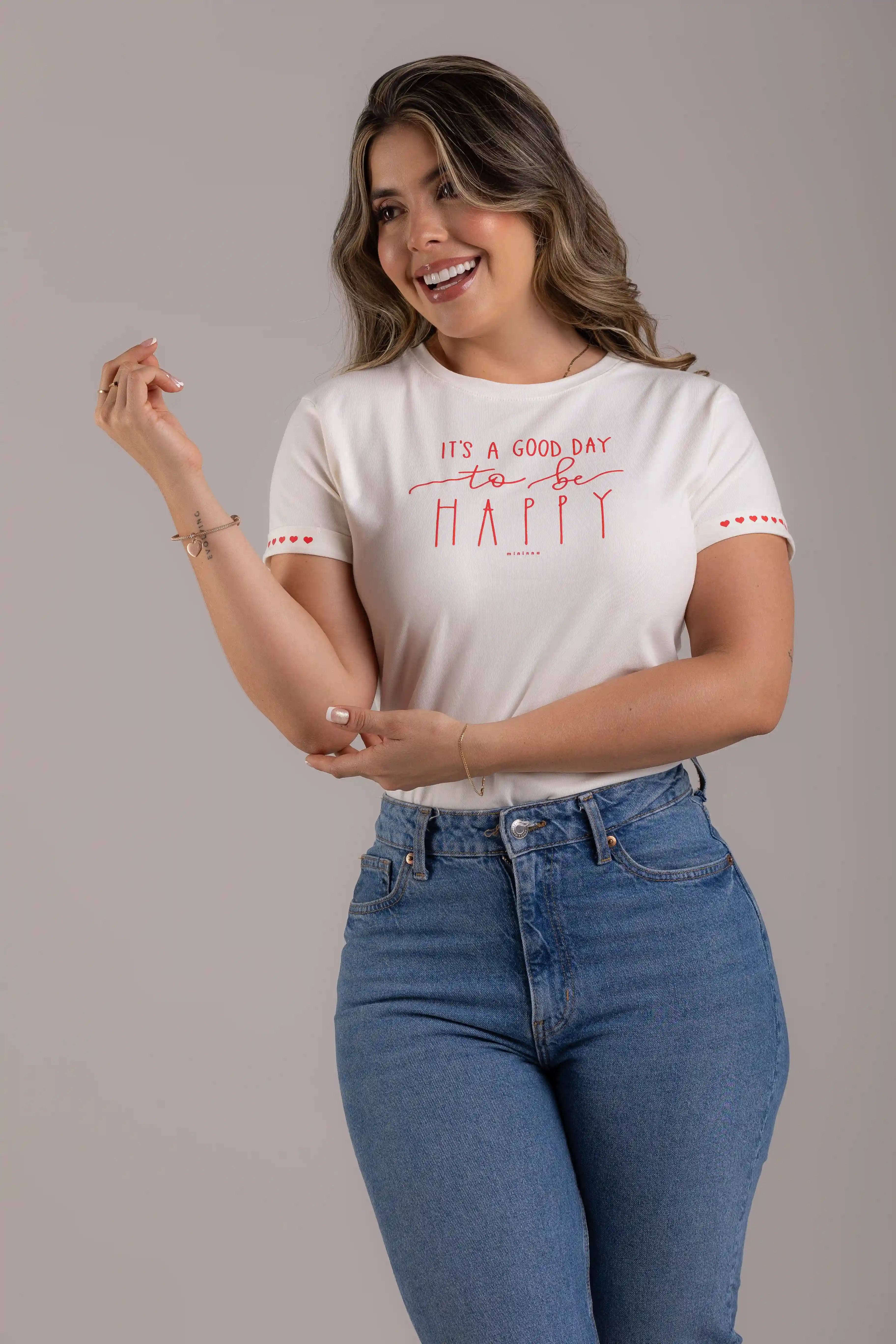 CAMISETA TO BE HAPPY