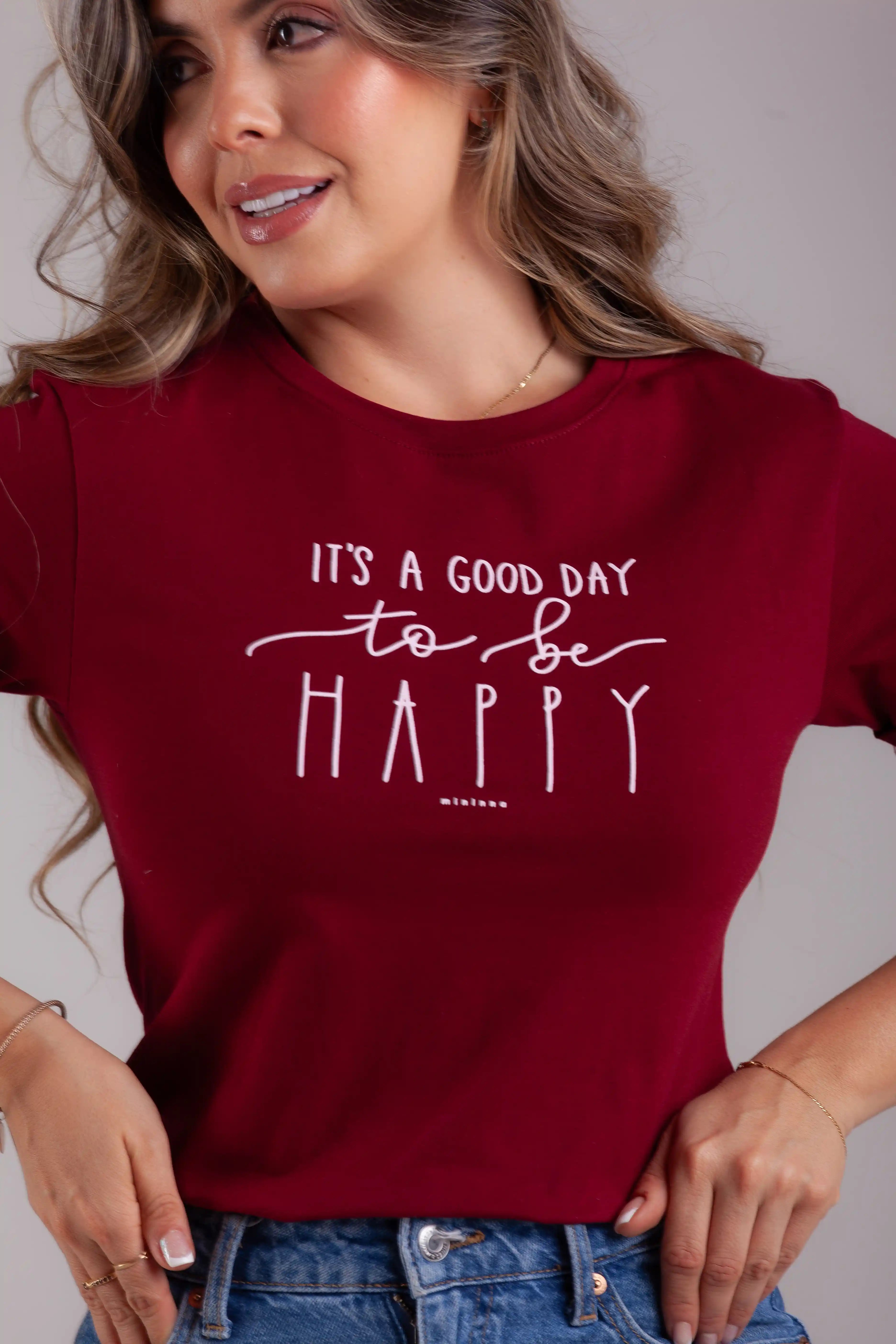 CAMISETA TO BE HAPPY