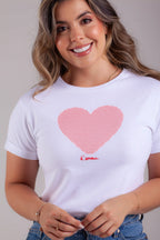 CAMISETA CORAZÓN D'AMOUR