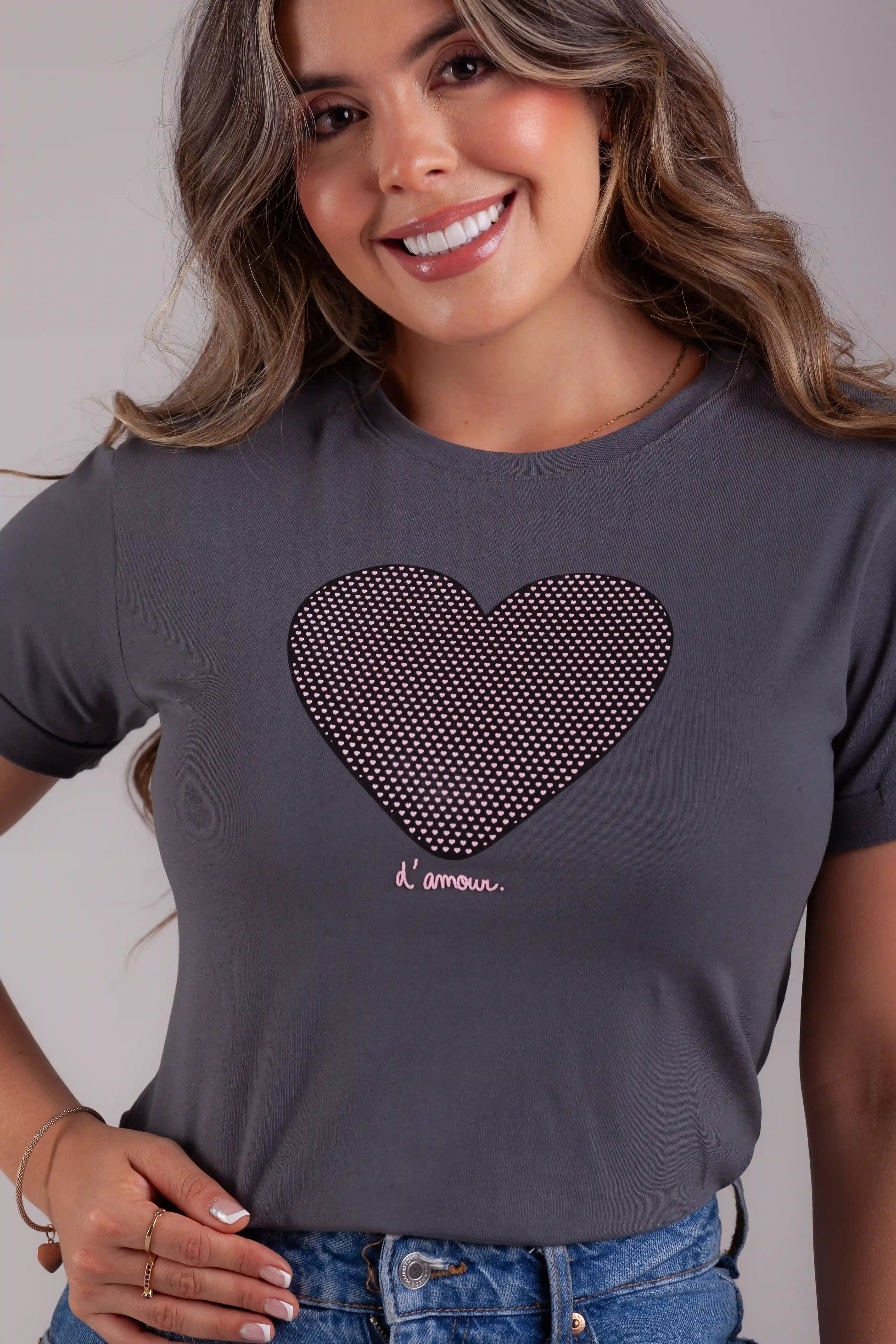 CAMISETA CORAZÓN D'AMOUR