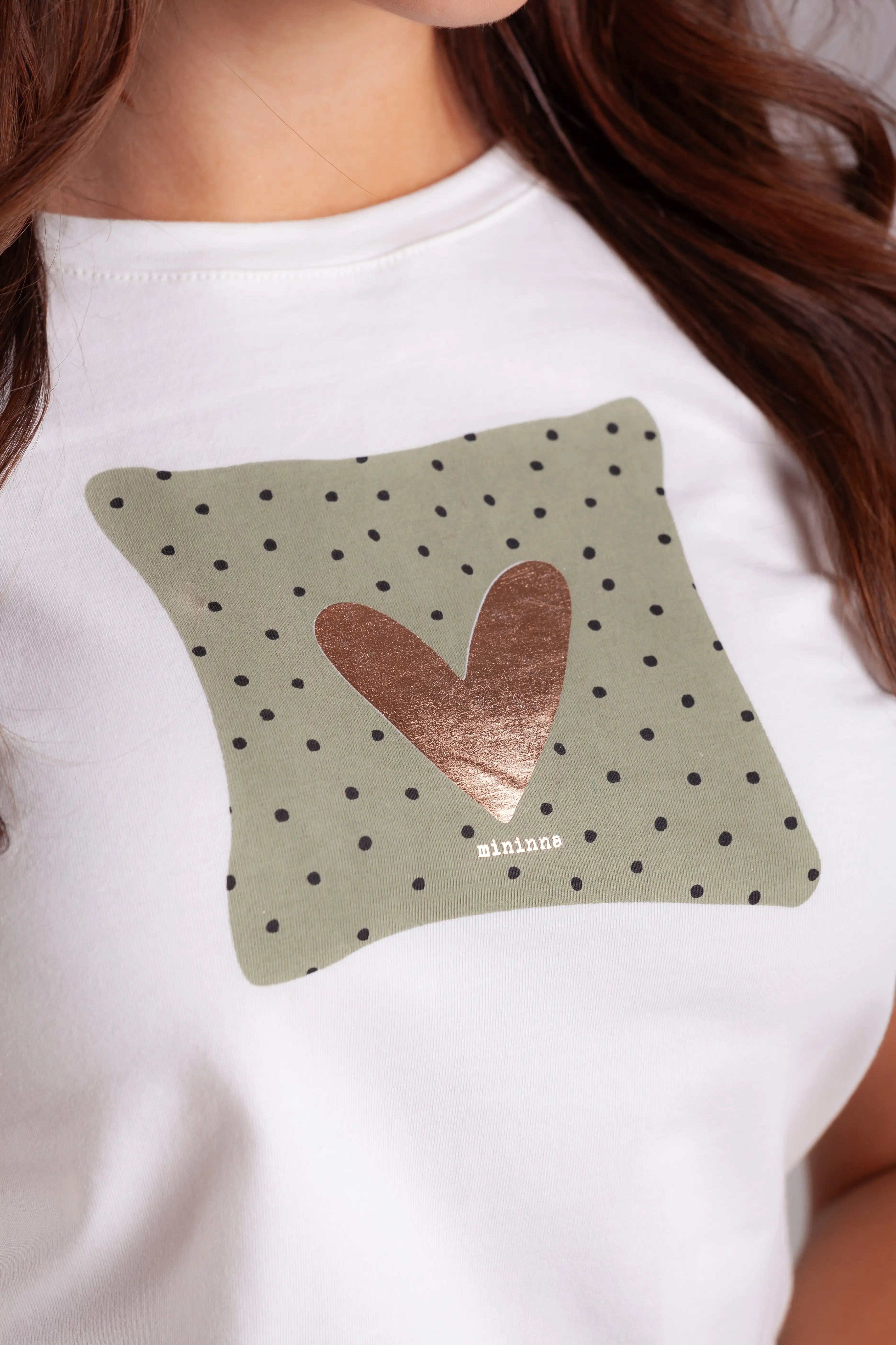 CAMISETA CORAZÓN FOIL