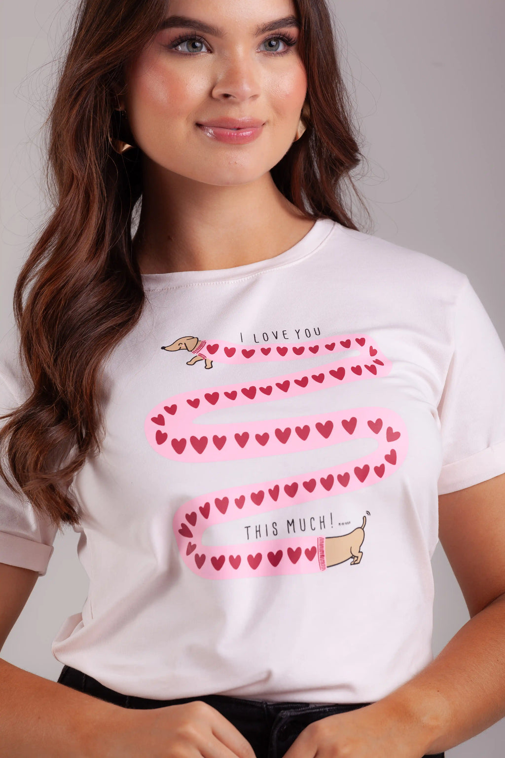 CAMISETA I LOVE YOU